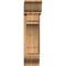 Ekena Millwork Merced Traditional Smooth Bracket w/ Offset Brace, Western Red Cedar, 7 1/2"W x 22"D x 30"H BKT0806X22X30MRC01SWR - alternate 3